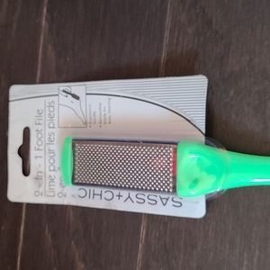 Sassy+Chic 2-in 1 Foot File NWT